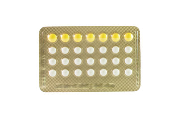 Contraceptive aluminum blister pack