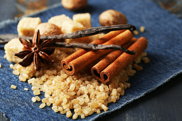 Christmas spices and baking ingredients