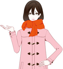 女性　紹介　困り顔