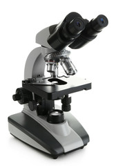 Microscope isolated on white