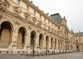 Fototapeta na wymiar Musee du Louvre, France