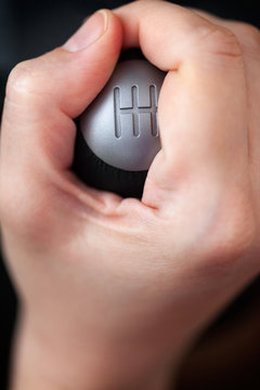 Woman's Hand Shifting Manual Gears