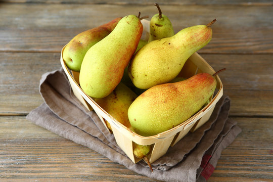 Pears in a drawer