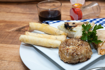 Typical food and fresh Moroccan