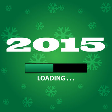 New year 2015 loading background,happy new year
