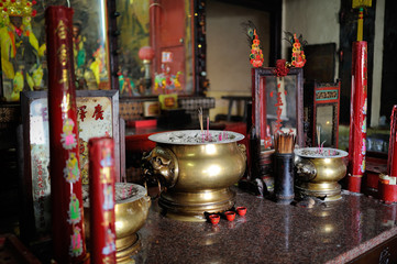 Chinese temple in Melaka. Malaysia