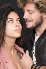 Beautiful portrait of a loving couple