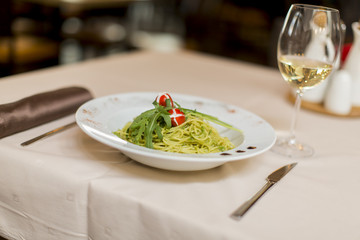 Food on the table
