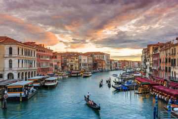 Fototapeta na wymiar Venice at twilight, Italy