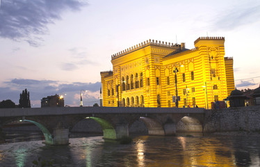 National library,in Sarajevo