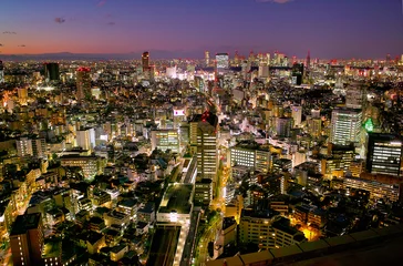 Foto op Canvas 東京の夜景 © 7maru