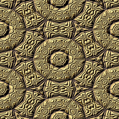 Mayan ornaments seamless hires generated texture