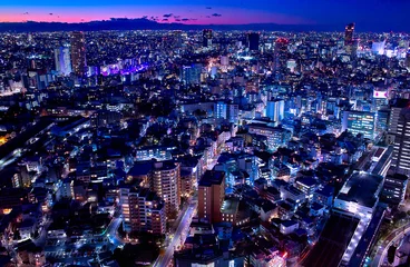 Foto op Plexiglas 東京の夜景 © 7maru