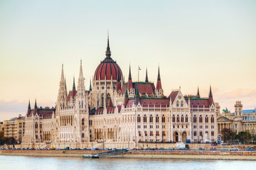 Fototapeta premium Parliament building in Budapest, Hungary