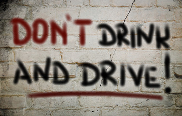 Don't Drink And Drive Concept