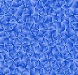 Blue Triangle Abstract Background