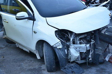 Obraz na płótnie Canvas car accident