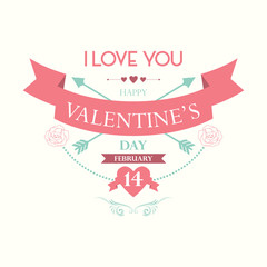 Happy Valnetine Day Illustration