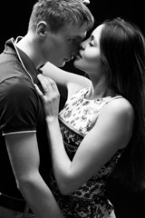 Portrait of a passionate couple