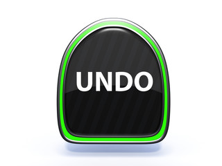 undo pick icon on white background