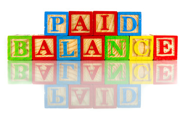 Paid Balance words