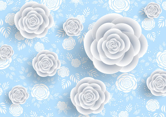 Abstract roses background
