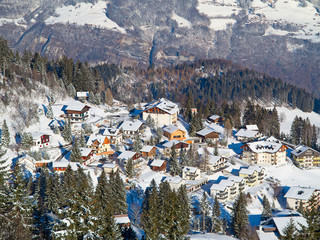 Winter in alps