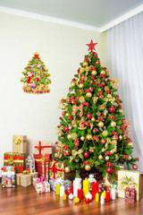 Christmas tree with gifts