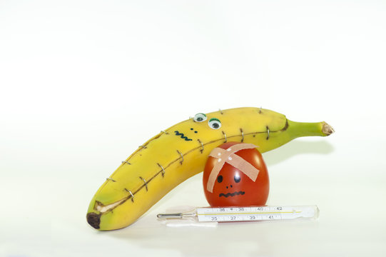 Krankes Obst