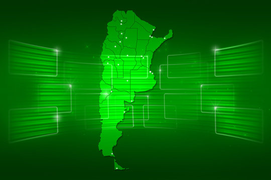 argentina Map World map News Communication green