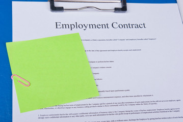 Employment contract