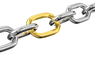 Obraz premium das goldene Kettengllied