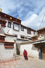 Тибет, буддистский монастырь 15 века Сера в окрестностях Лхасы