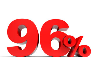 Red ninety six percent off. Discount 96%.