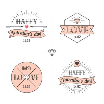 Valentines day illustrations
