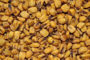 Salted sauce corn snacks