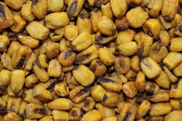 Salted sauce corn snacks