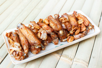 Fried chicken wing.