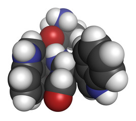 Macimorelin adult growth hormone diagnostic drug molecule. 