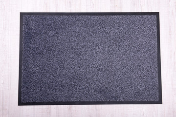 Grey carpet on floor close-up