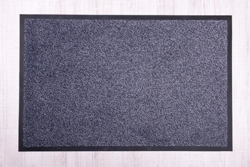 Grey carpet on floor close-up