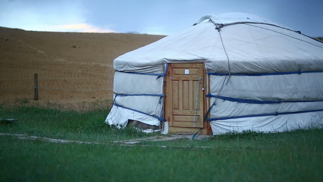 Mongolian Ger at central mongolia