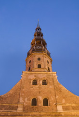 Obraz premium St. Peter's Church in Riga. Latvia