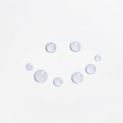 Picture from water drops close-up