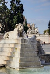 Obraz premium fontaine de rome