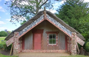 Fototapeta na wymiar maison maori