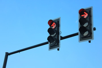Red traffic lights