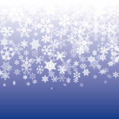 white snow background