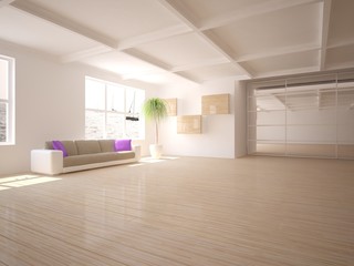 modern 3d interior design