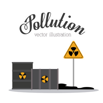 Pollution design,vector illustration.